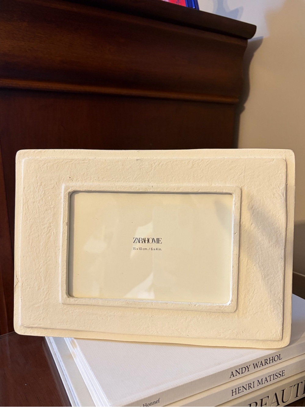 Zara Home Cream Textured Photo Frame - Neutral Decorative Frame